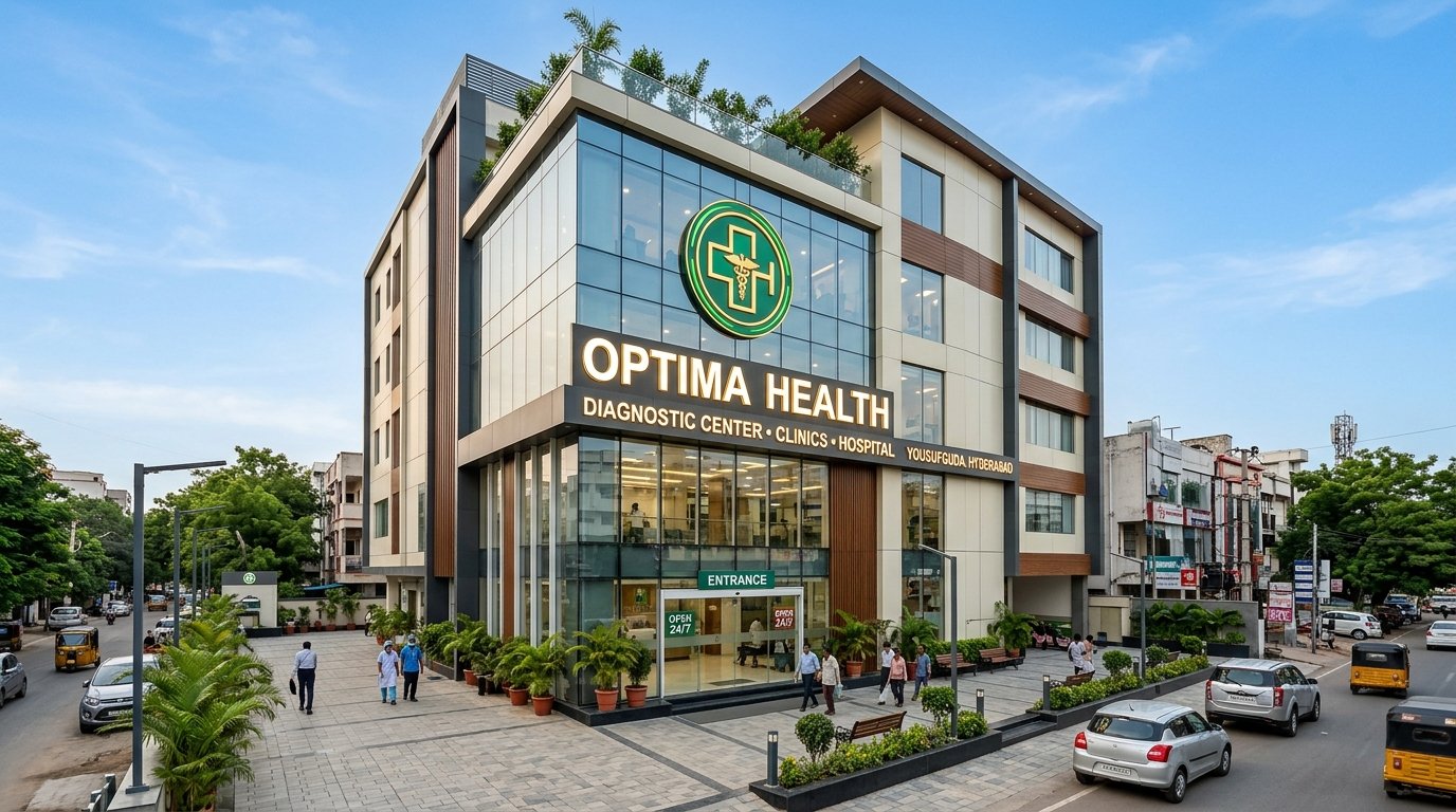 Optima Healthcare Services Diagnostic Center Exterior Facade
